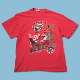 1991 Starter Jerry Rice 49ers T-Shirt XLarge