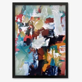 Abstract 296 Framed Art