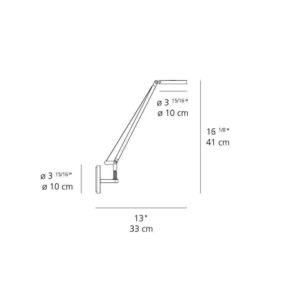 Artemide Demetra Micro wall/ceiling lamp LED 3000K