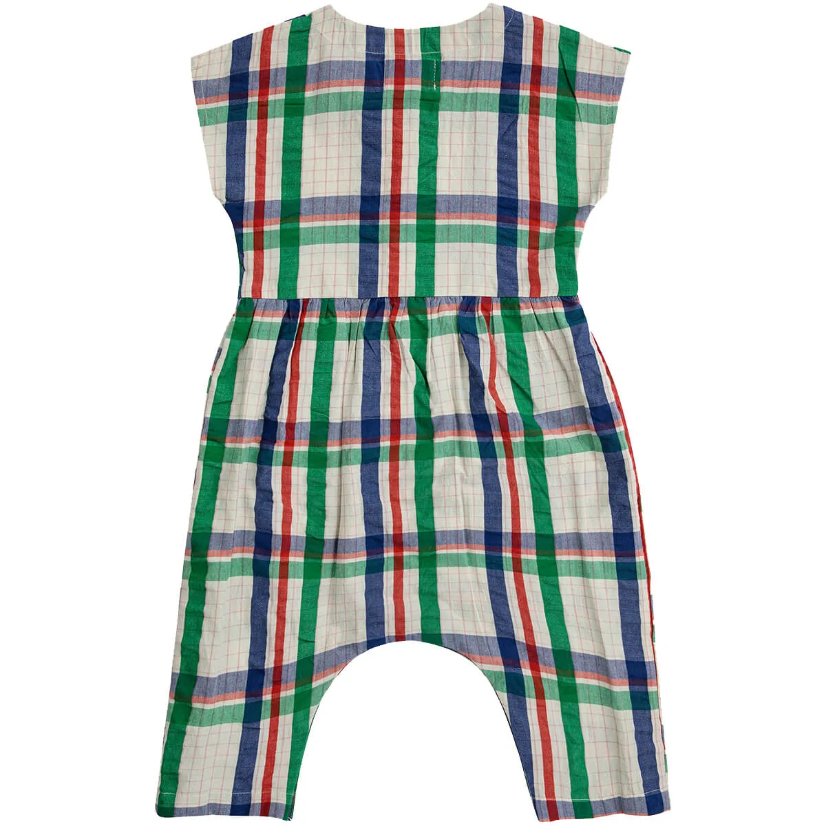 Baby Madras Checks Woven Overall by Bobo Choses