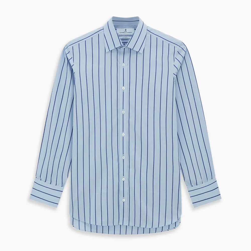 Blue Track Stripe Mayfair Shirt