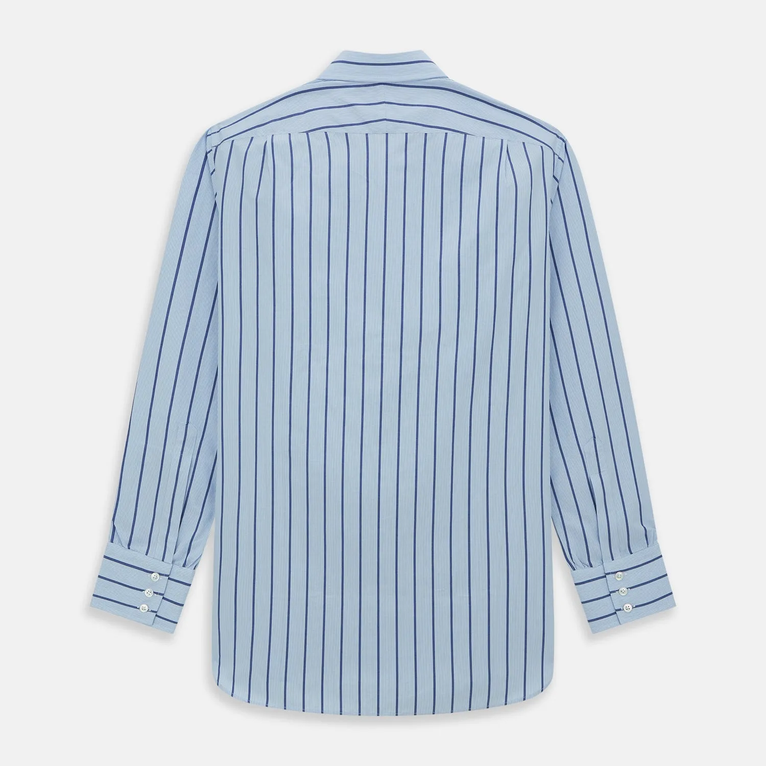 Blue Track Stripe Mayfair Shirt