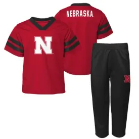 Boys' Nebraska Huskers Infant Red Zone Pant Set