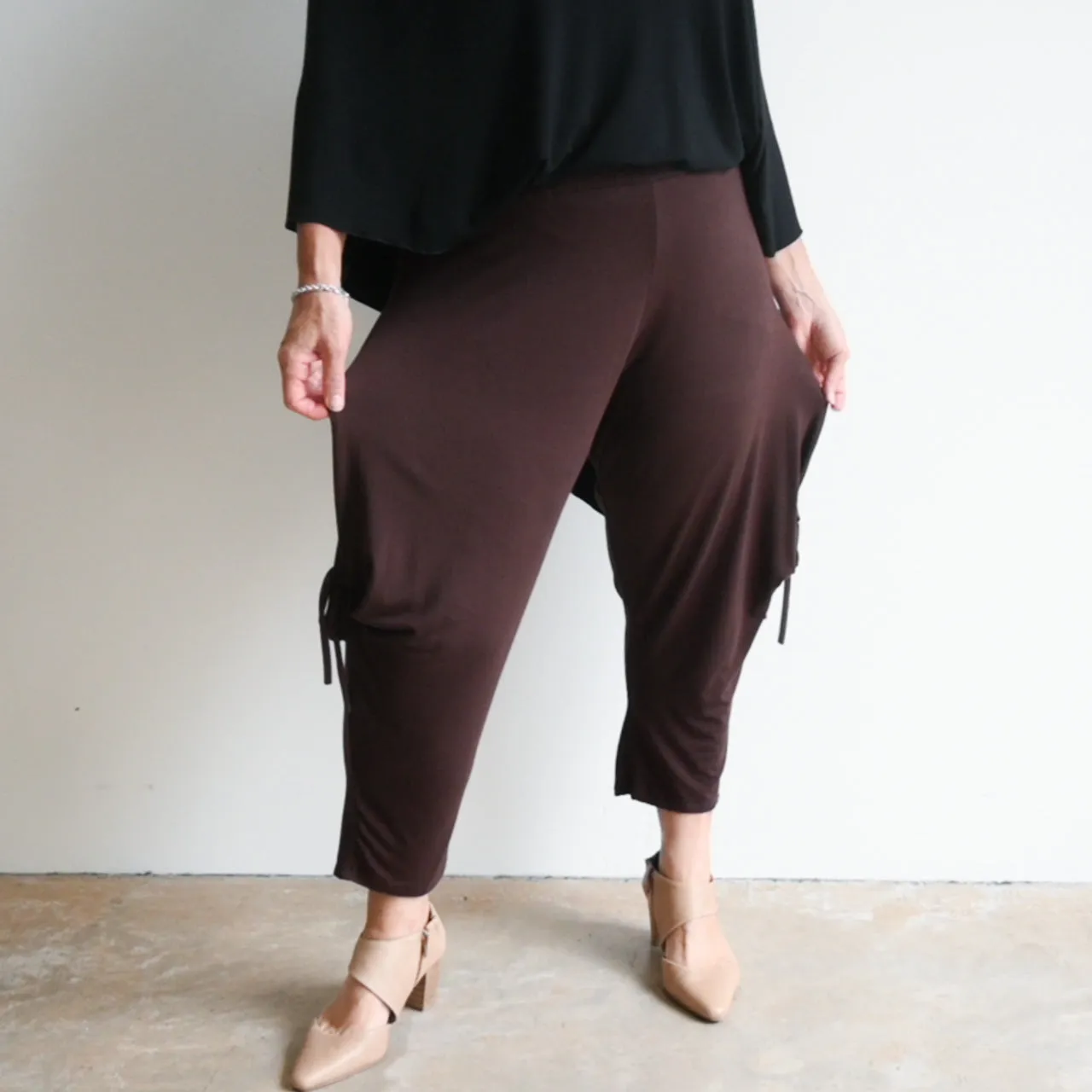 Chillaxed Drop Crotch Pant in Bamboo