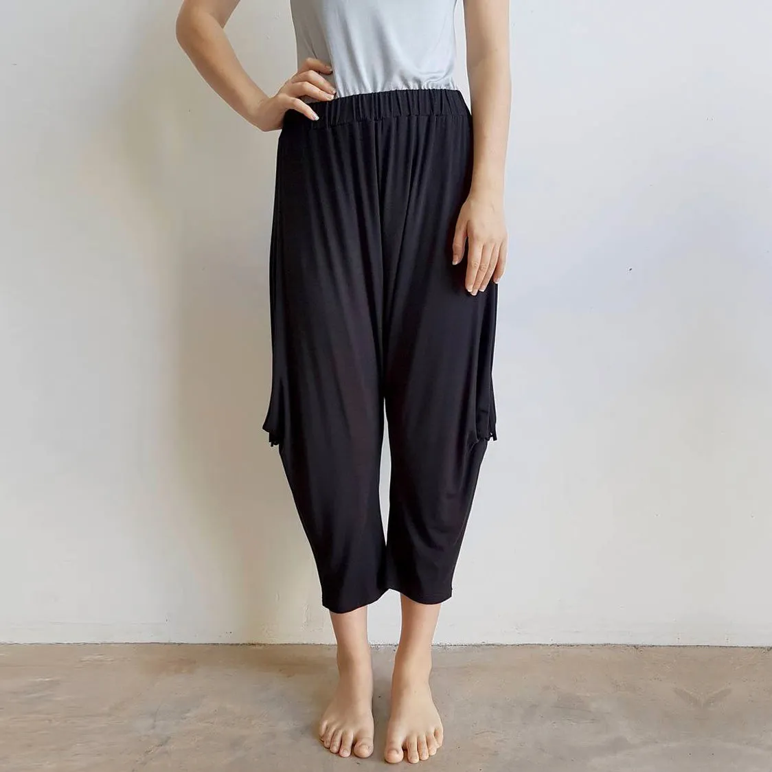 Chillaxed Drop Crotch Pant in Bamboo