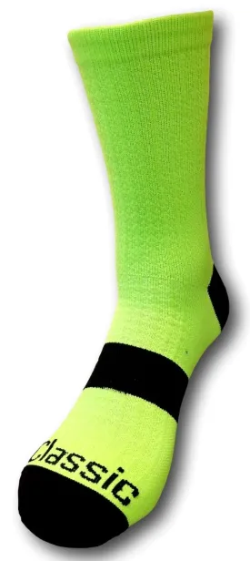 Classic Cycling Sock - Fluo Yellow - Green