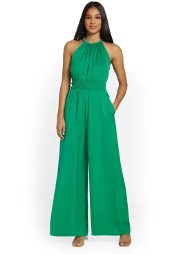 Do Be Satin Halterneck Jumpsuit - Brands We Love