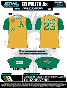 East Bay Spring 2021 Baseball Jerseys