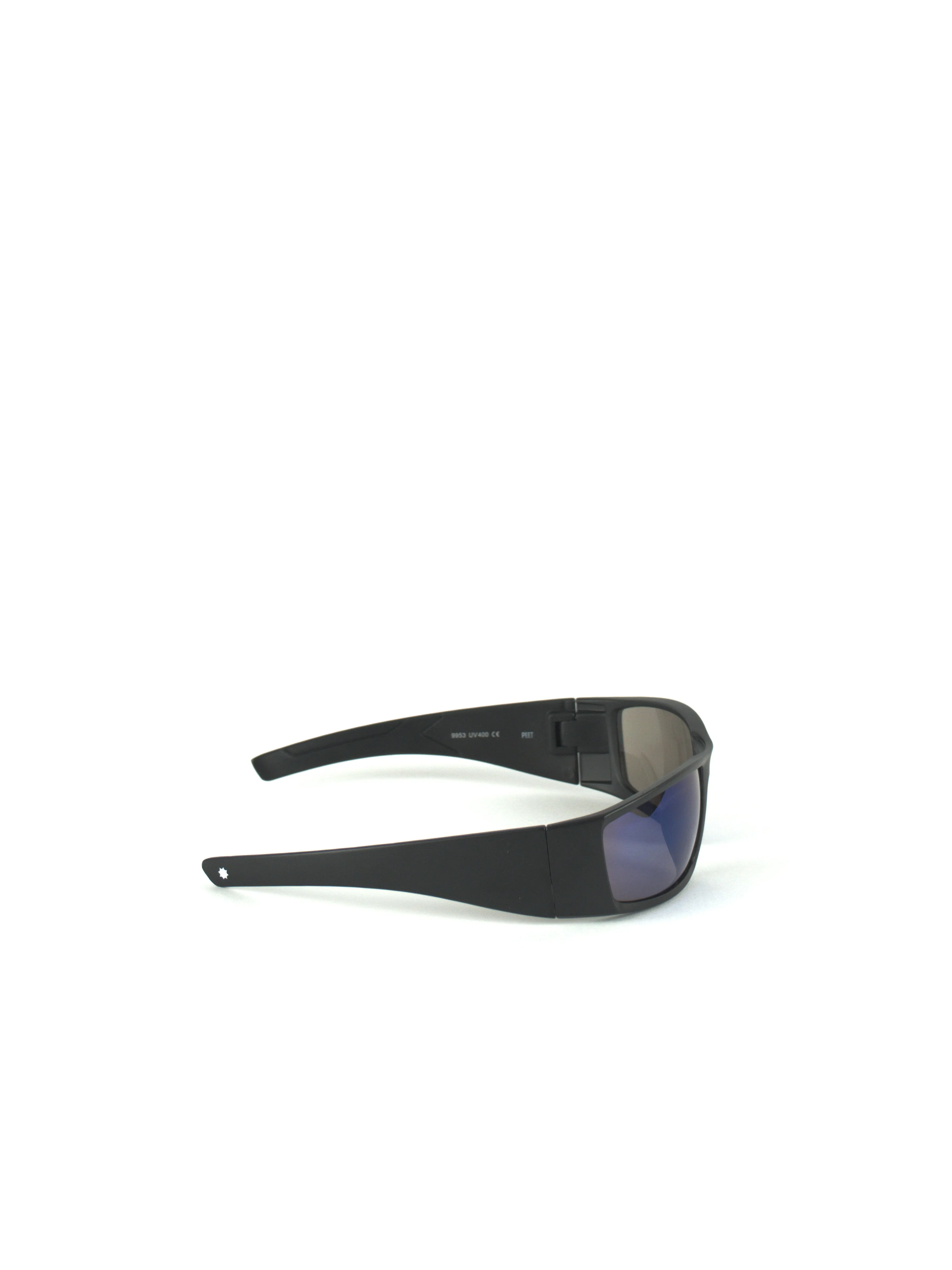 Glassy - Peet - Sun Glasses - Polarized - Black / Blue Mirror