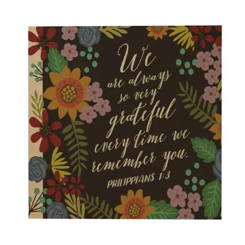 Grateful Every Time Square Greeting Card [CLEARANCE]