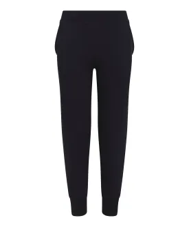 Jet Black - Kids tapered track pants