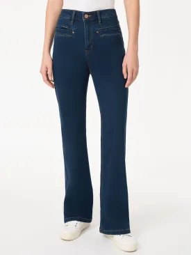 Plus Lexington Flare Jeans, West Point Wash