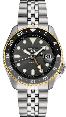 Seiko 5 Sports SKX GMT U.S. Special Creation Grey Dial