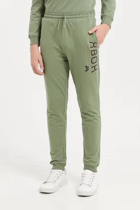 Senior Boys Olive Xbox Active Pants