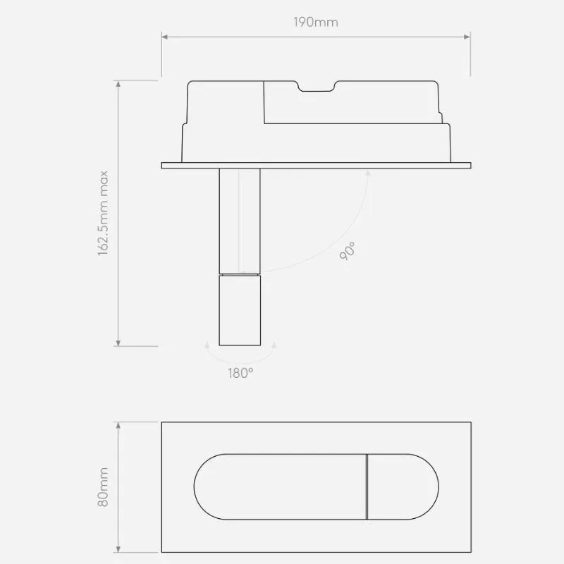 Smart Adjustable Switched LED Wall Light