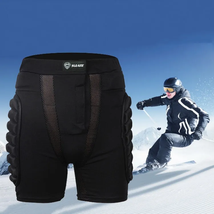 SULAITE GT-305 Roller Skating Skiing Diaper Pants Outdoor Riding Sports Diaper Pad, Size: S(Black)