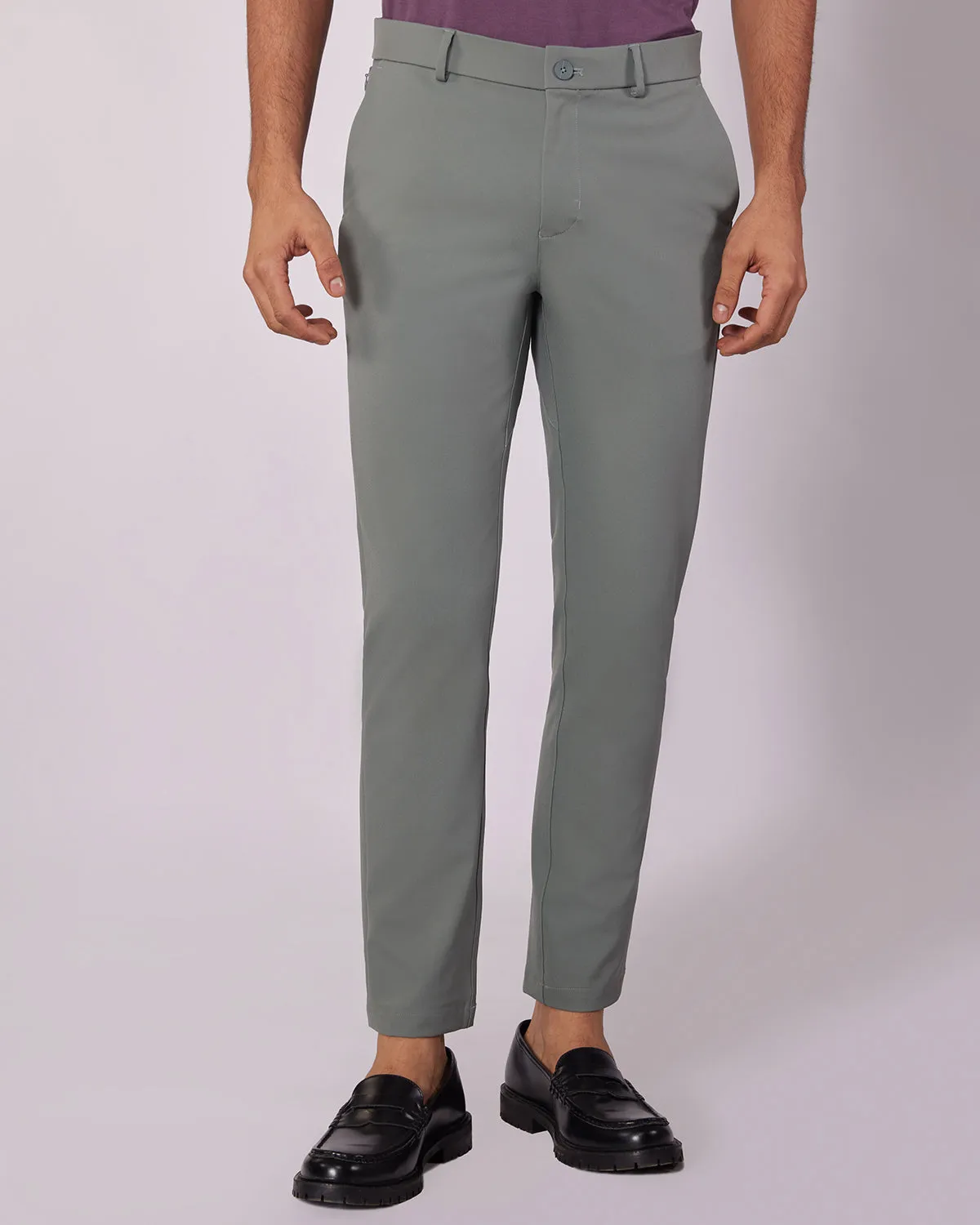 Tailored Smart Pants - Green