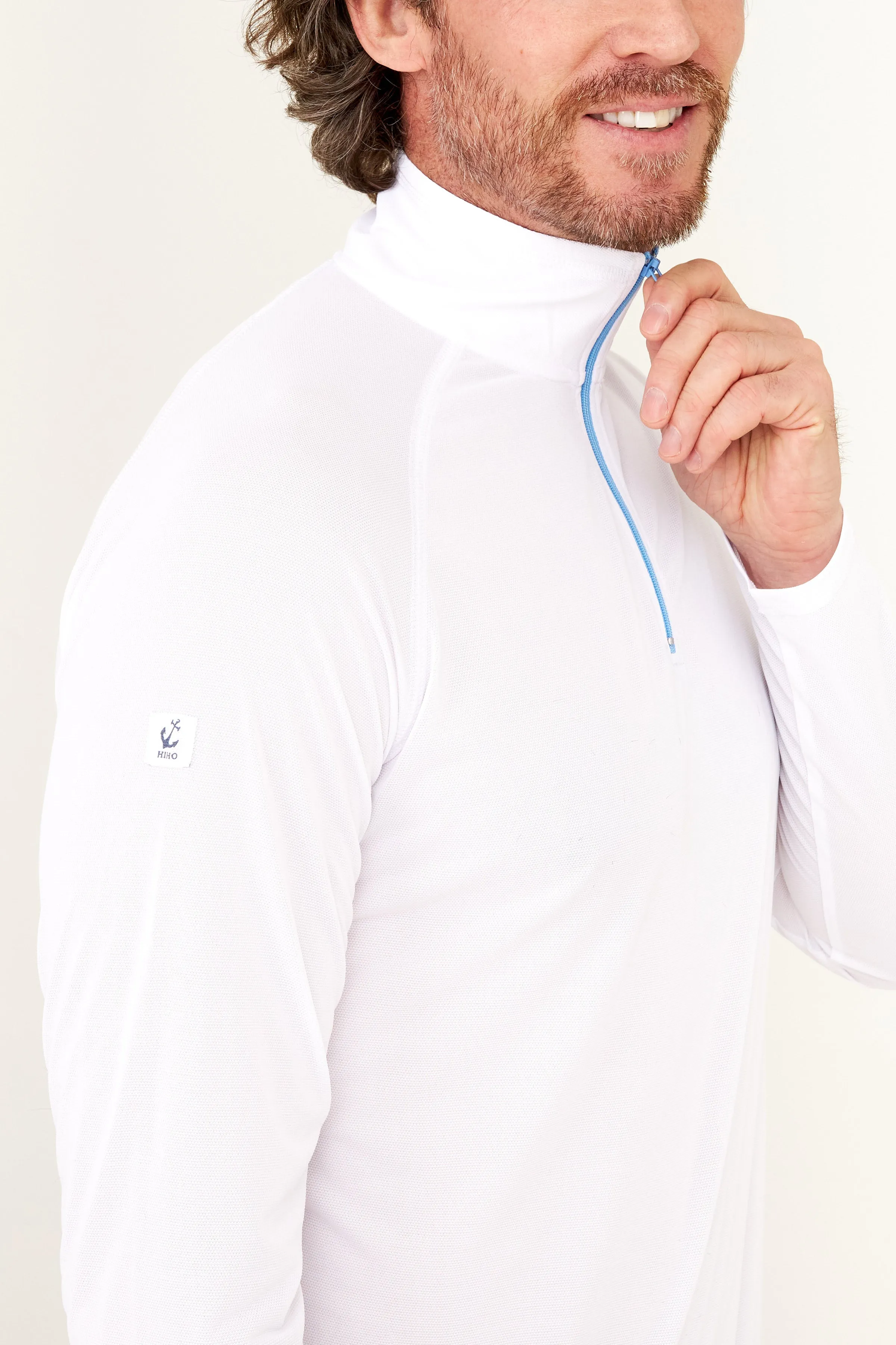 Zip Tech UPF50 Shirt - White